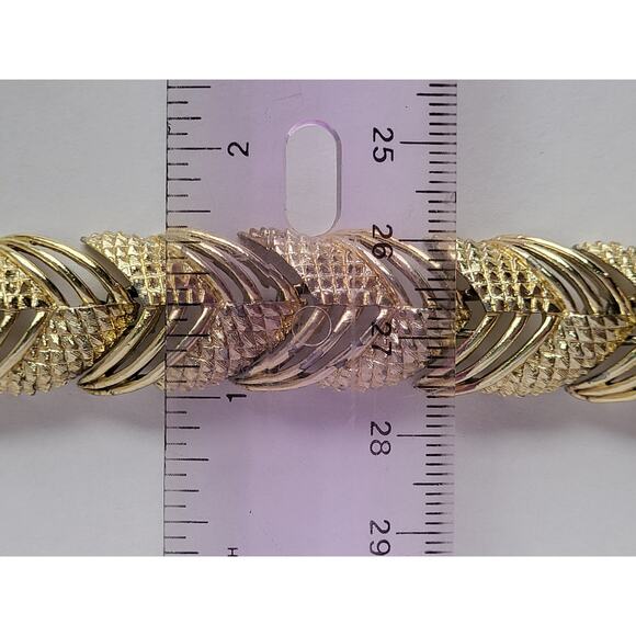 Pegasus Coro Bracelet Vintage Mid Century Modern MCM Gold - Picture 11 of 13